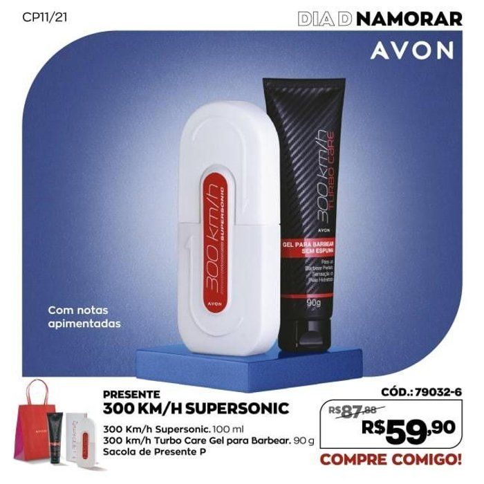 Erika Santos - cosmeticos e perfumaria - 300k/h supersonic avon