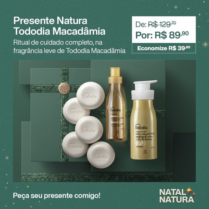 Erika Santos - cosmeticos e perfumaria - i kit todo dia macadamia