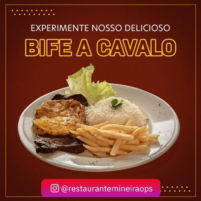 Restaurante Mineirão - Restaurante - Bife a Cavalo
