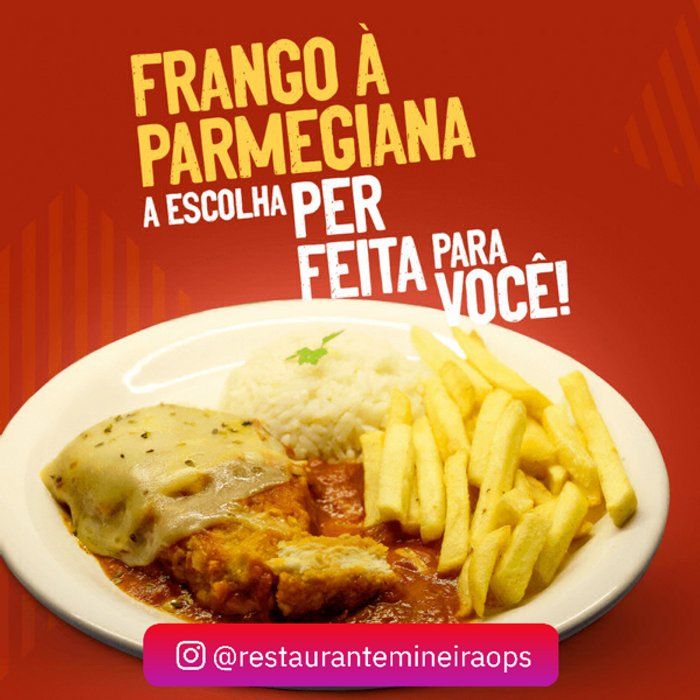Restaurante Mineirão - Restaurante - Bife de frango a Parmegiana