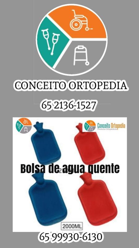 Conceito Ortopedia - Loja de produtos ortopédicos e hospitalares - Bolsa de agua quente