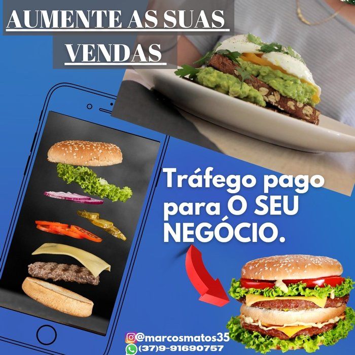 Gestor de tráfego pago  - marketing digital  - Criativos para seu DELIVERY