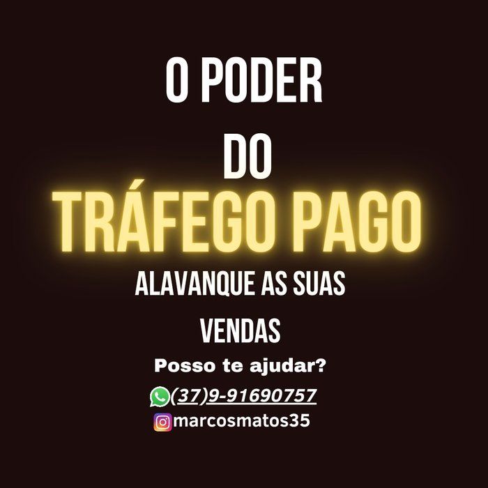 Gestor de tráfego pago  - marketing digital  - Criativos para qualquer tipo de negócio 