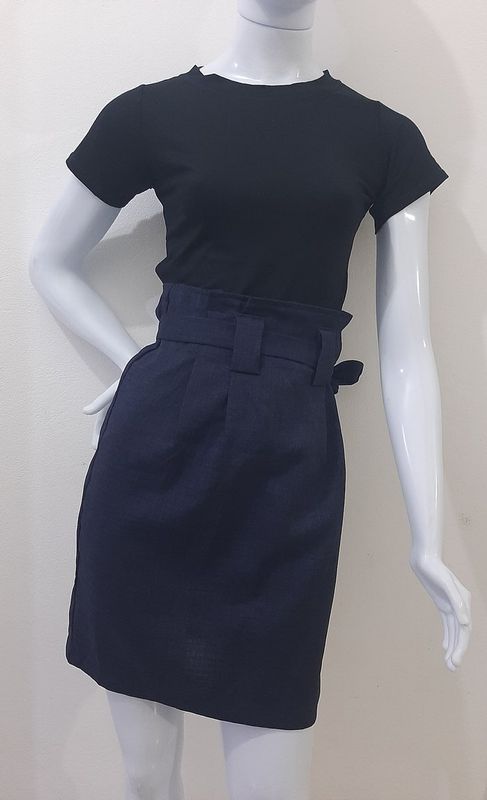 Boutique Ds - moda feminina - saia azul