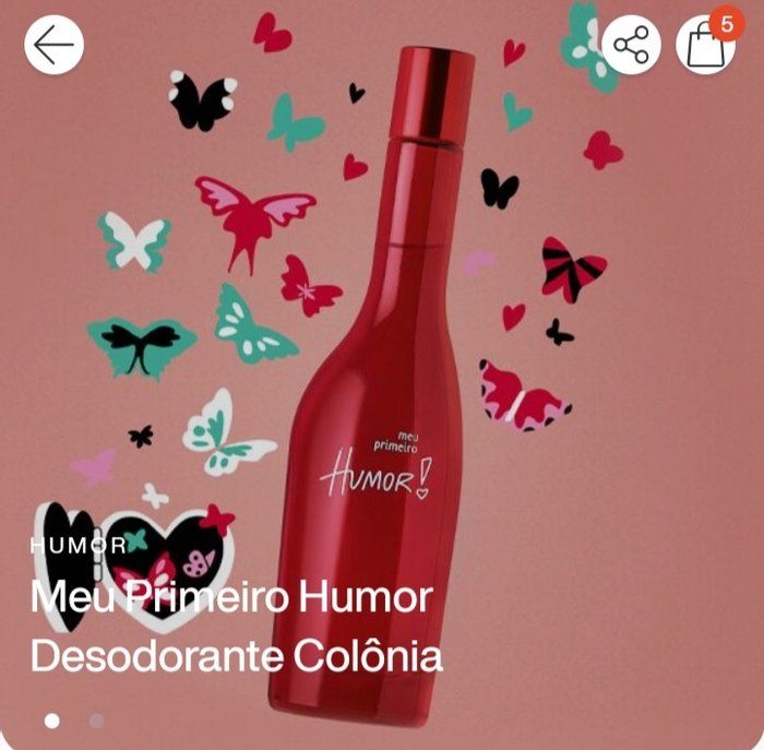 Marcia Trindade - cosméticos natura - colônia Feminina Meu primeiro humor