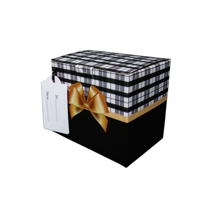 Milla Personalizados - Produção de Produtos Personalizados - Caixa preta para Presente - com Tag