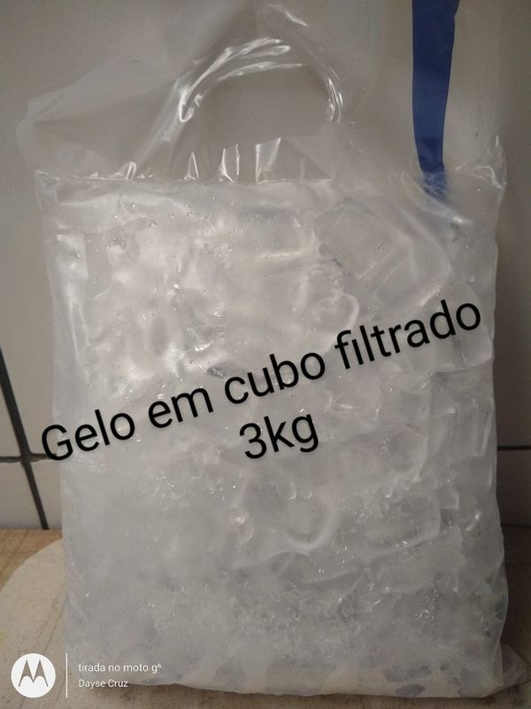 Dayse Festas e Delivery - Bolos. Torta salgada. Bebidas. Gelo. Carvão. Alimentosoz - gelo  filtrado em cubo e escamado