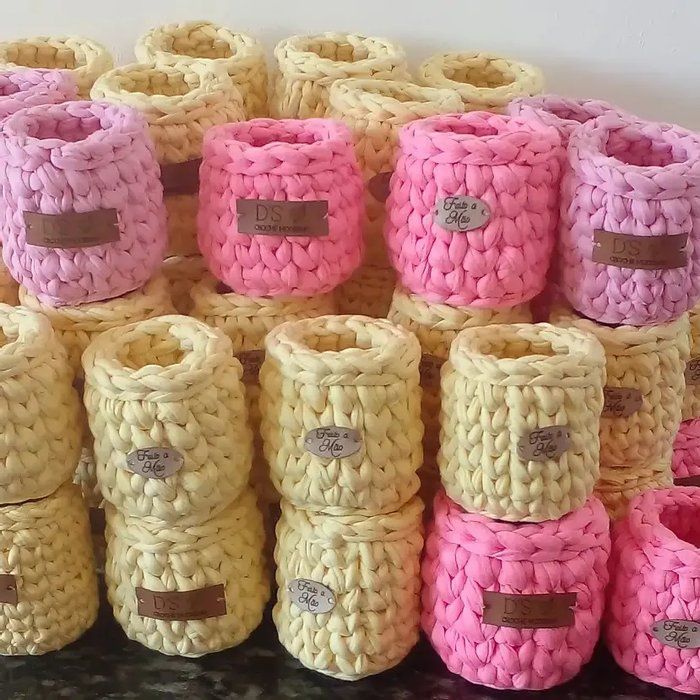 D'S Crochê Moderno - Crochê - Mini Cachepots