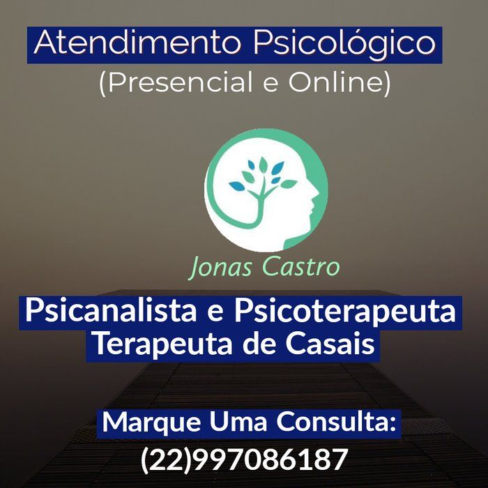 Jonas Castro - Psicanálise e Psicoterapia - Atendimento Psicológico