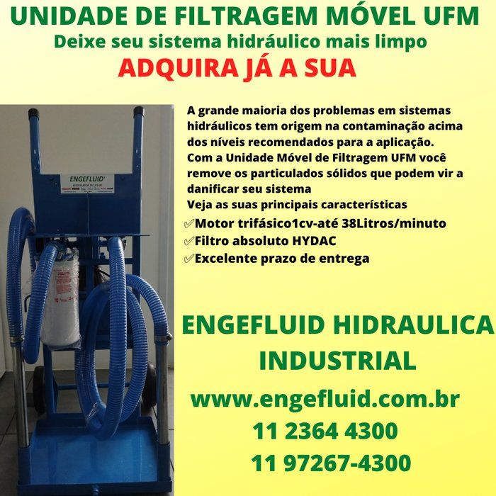 Engefluid | Rodrigo Rocha - Hidráulica Industrial - Unidade móvel de filtragem