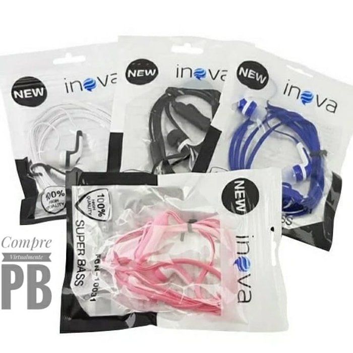 Compre Virtualmente PB - LOJA DE ELETRÔNICOS  - FONE DE OUVIDO INOVA(ORIGINAL)