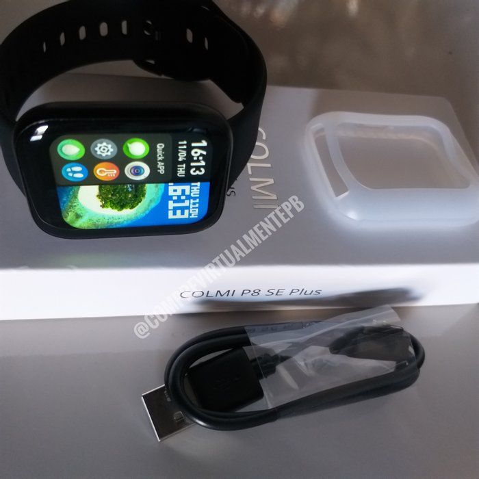 Compre Virtualmente PB - LOJA DE ELETRÔNICOS  - SMARTWATCH COLMI P8 PLUS 