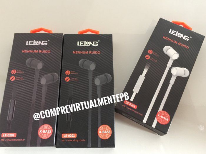 Compre Virtualmente PB - LOJA DE ELETRÔNICOS - FONE DE OUVIDO DE ALTA QUALIDADE LELONG