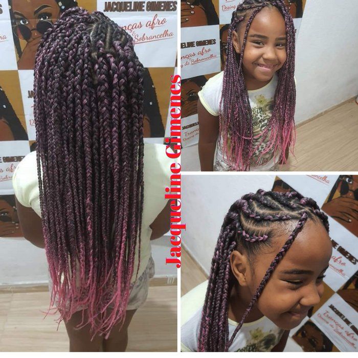 Jacqueline Gimenes - Trancista - Trança box braids kids
