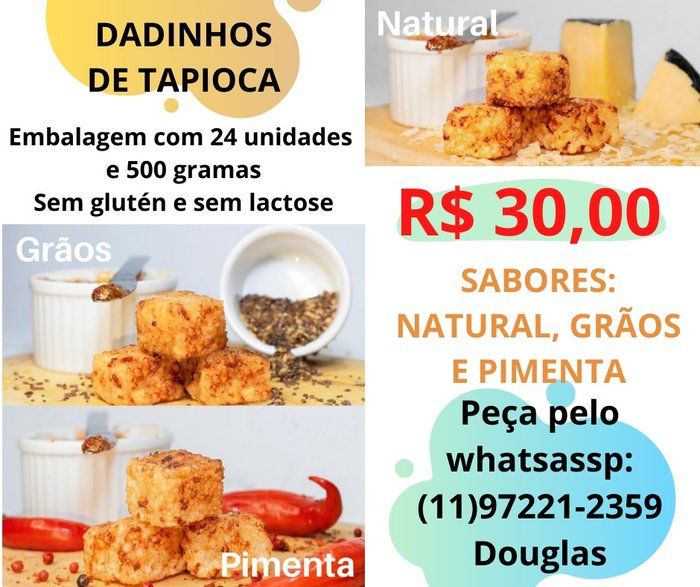 Empório Protta - gastronomia - Dadinhos de Tapioca