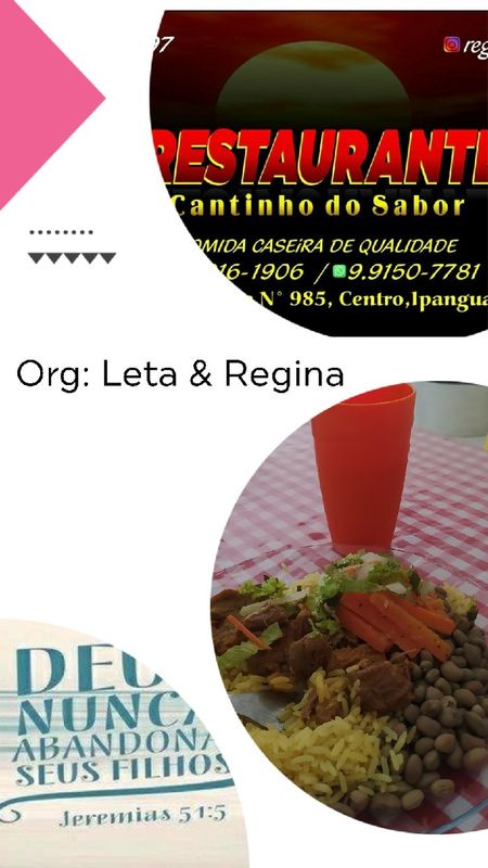 Restaurante Cantinho do Sabor - Self-Servi e Quentinhas - Cantinho do sabor