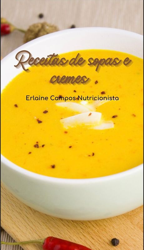Nutri Erlaine Campos - Nutrição - e- book de sopas e cremes