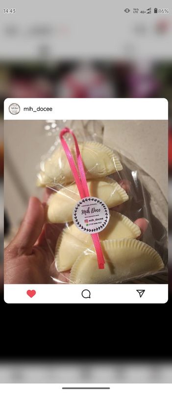 Mih Doce ♥️ - Confeitaria Artesanal  - Pastelzinho de ninho com Nutella