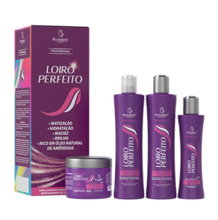 Kamila Souza - beleza & estética - Kit Capilar Loiro Perfeito Bio Instinto