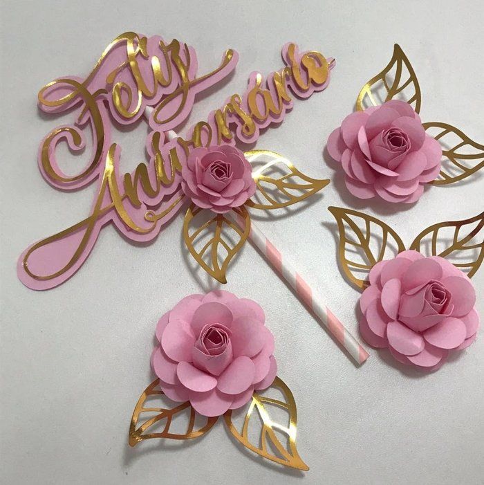 Ateliê Fernanda Valerio - Papelaria Personalizada - Topo de bolo Premium