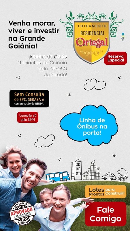 Dazio Almeida - corretor de imóveis creci 13.309 - loteamento Ortegal Abadia de Goiás
