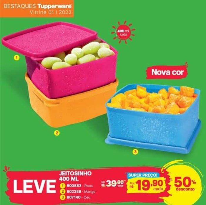 Kamila Krempel - Consultora Tupperware - Jeitosinho 400ml