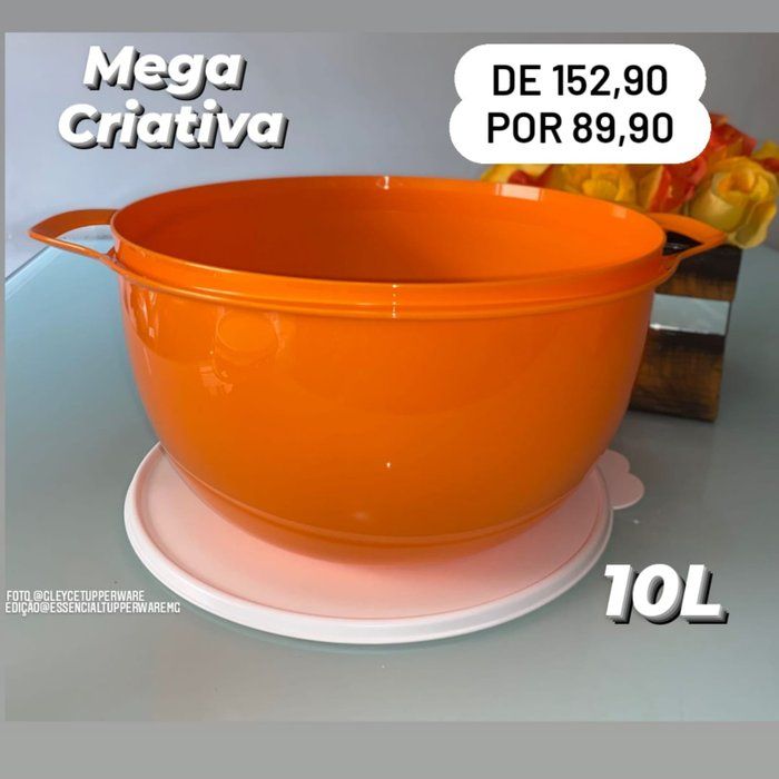 Kamila Krempel - Consultora Tupperware - Mega Criativa 10L