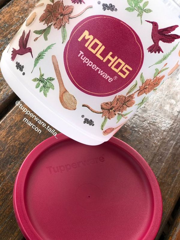 Kamila Krempel - Consultora Tupperware - Refri Line Molhos Floral