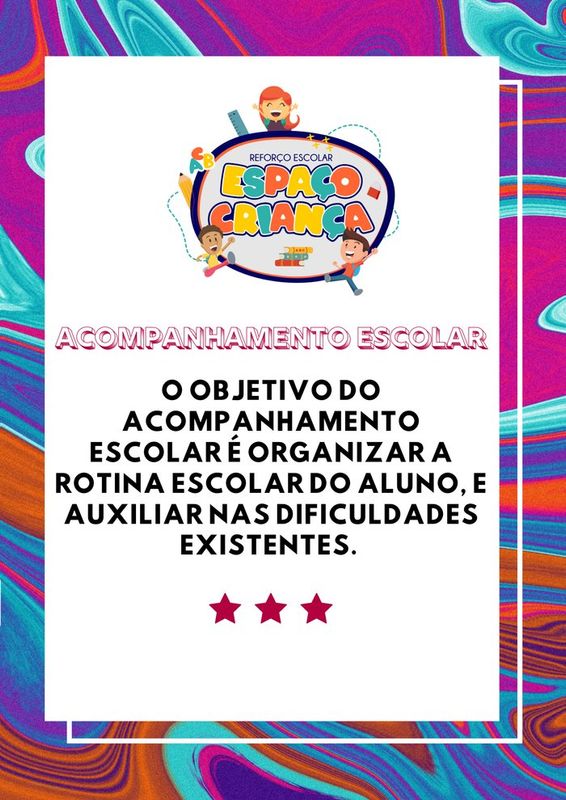 Reforço Escolar Espaço Criança - Educação Infantil e Anos Iniciais do Ensino Fundamental - Educ Infantil e Anos Iniciais do Ens Fundamental