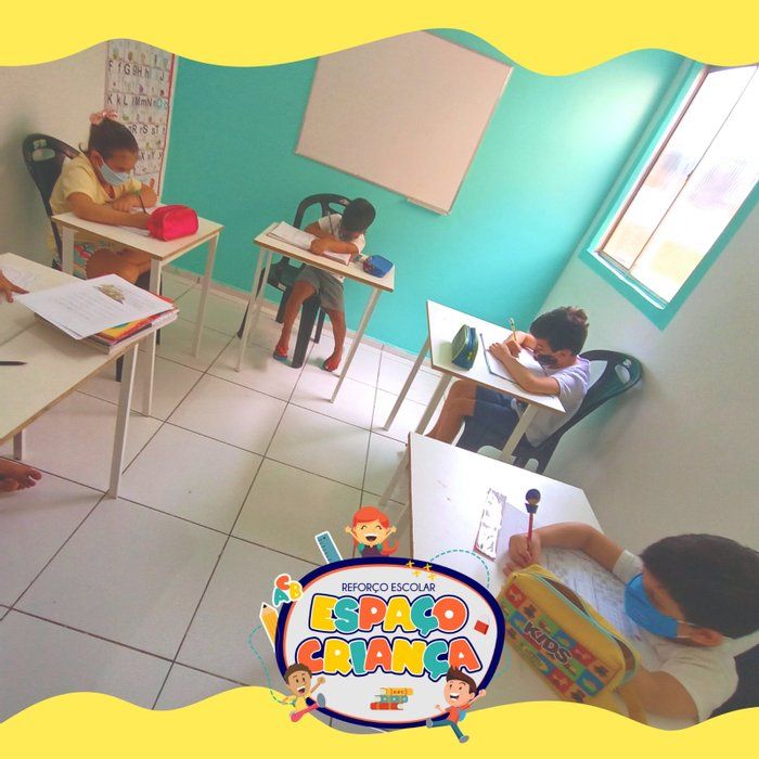 Reforço Escolar Espaço Criança - Educação Infantil e Anos Iniciais do Ensino Fundamental - Matrículas abertas. 