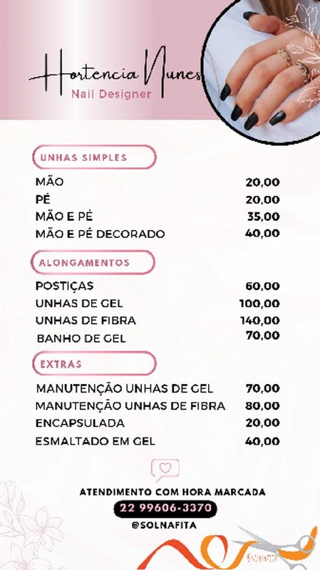 Studio Sol na Fita Bronzeamento e Estética - beleza & estética - Nail Desinger Hortencia Nunes