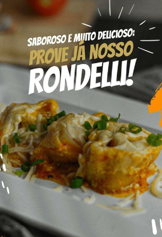 Delícias da Léo - Massas - Rondelli de Ricota e Rúcula