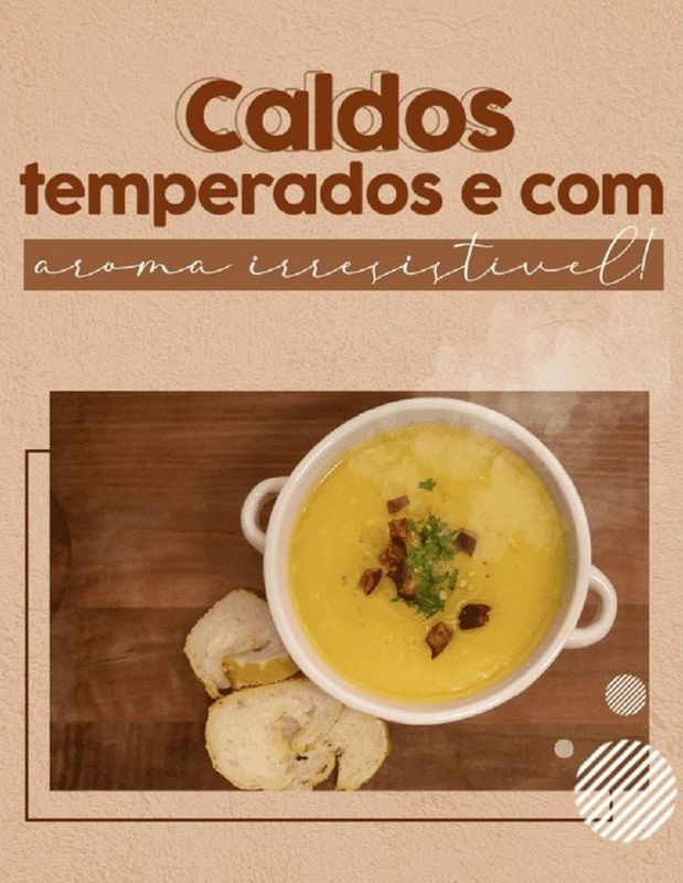 Delícias da Léo  - Massas - Caldo de Mandioca