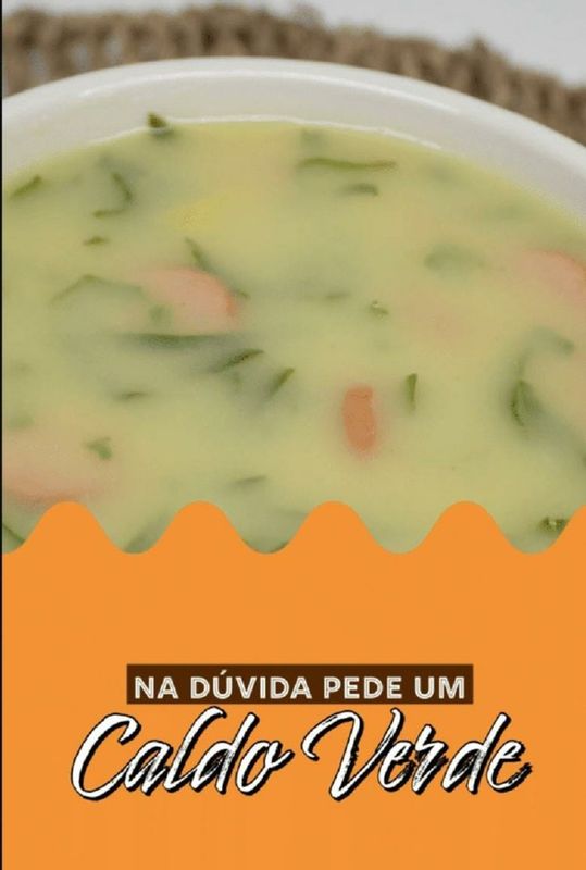 Delícias da Léo  - Massas - Caldo Verde