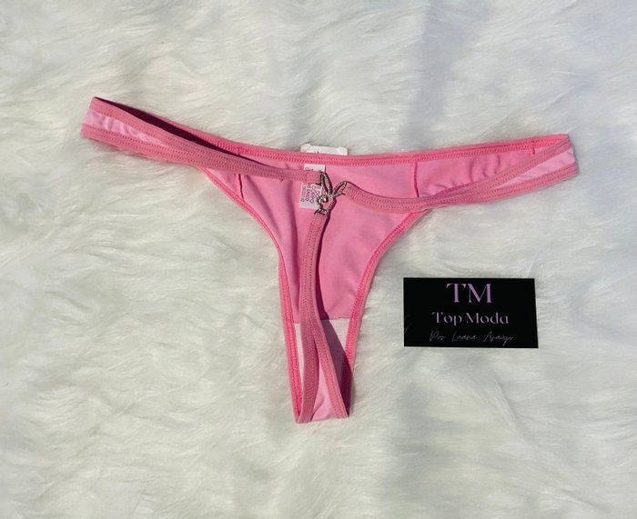 Tm Top Moda por Luana Araujo - moda - Calcinha Play boy
