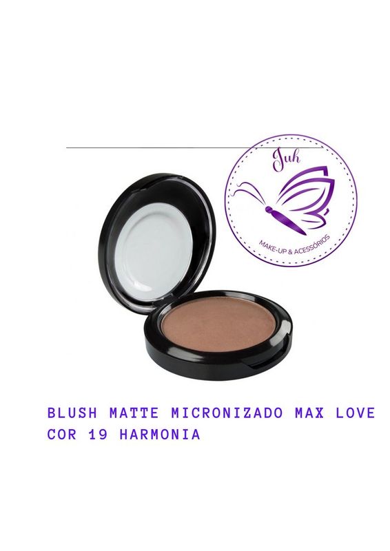 Juh Make-up e Acessórios - beleza & estética - Blush Matte Micronizado - Cor 19 Harmonia