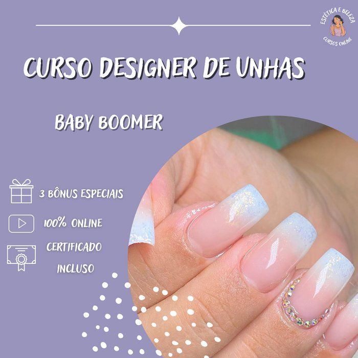 Estética e Beleza - Cursos Online  -  - Curso Designer de Unhas 