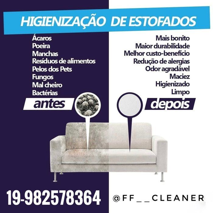 ff__cleaner - Higienização de Estofados, colchão e banco de carro - Aluguel de Extratora
