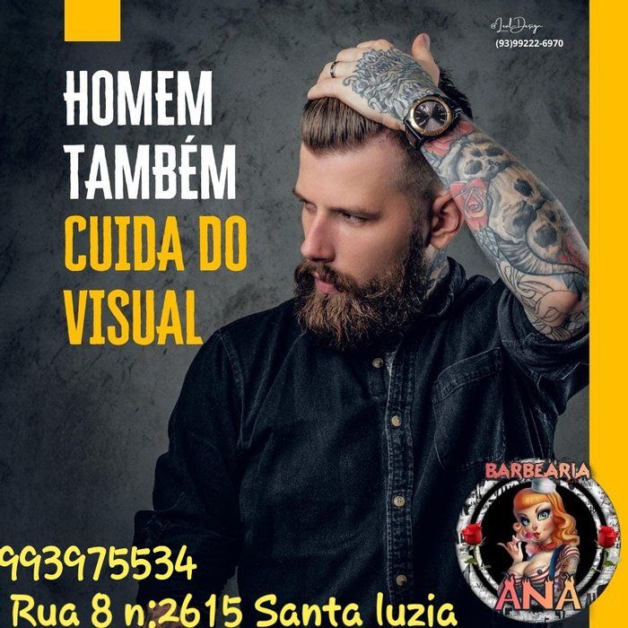 ANA BÁRBEARIA - Barba cabelo e sobrancelha - ANA BÁRBEARIA