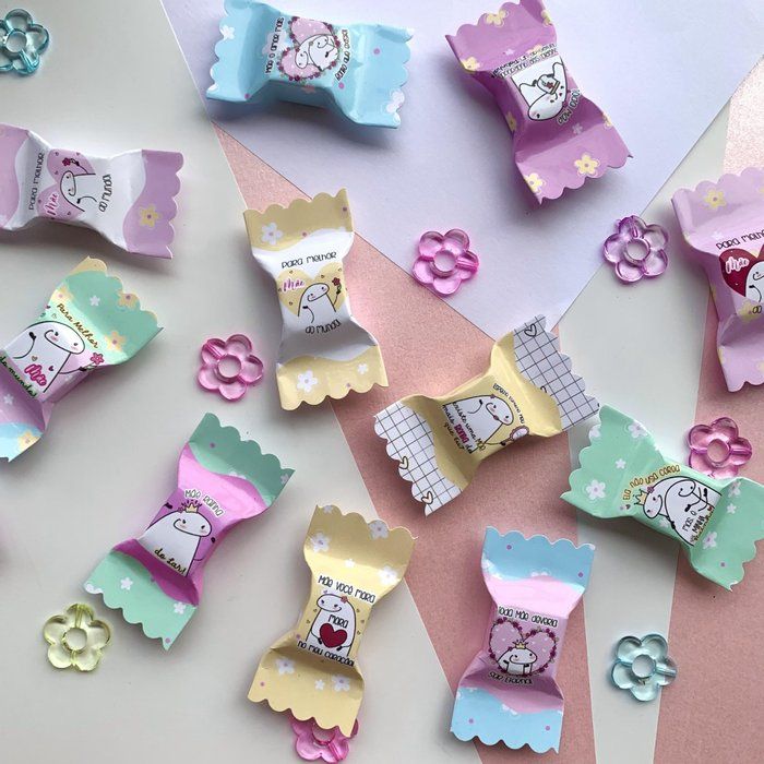 Drika Mimos - papeleira / papelaria personalizada - cento de balas personalizadas