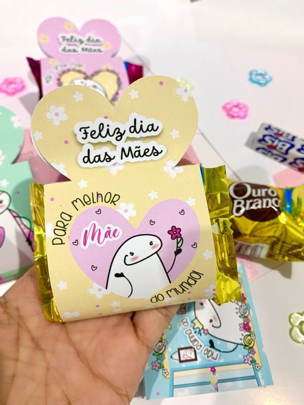 Drika Mimos - papeleira / papelaria personalizada - embalagem com ouro branco