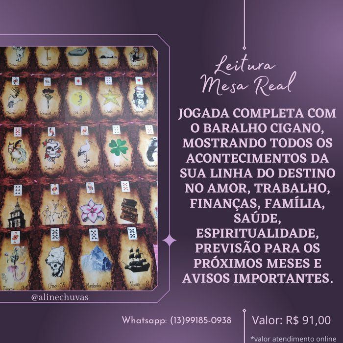 Aline Chuvas - Terapeuta Vibracional - Leitura Mesa Real