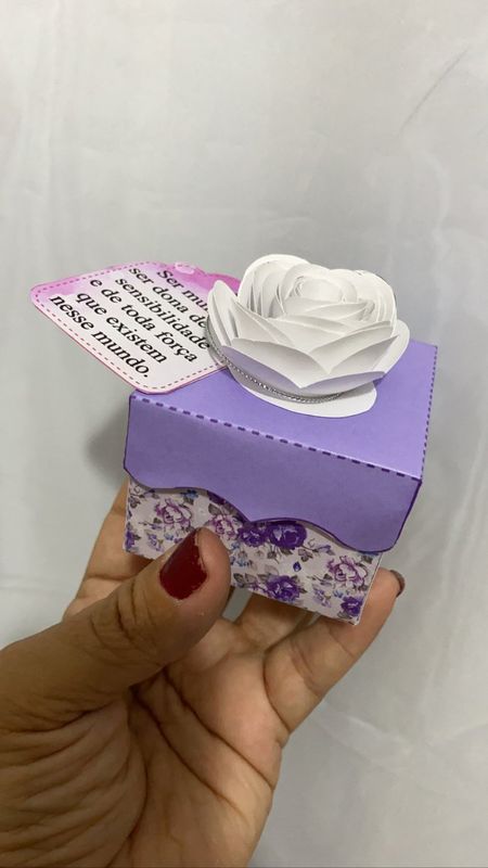 Celeste - Papelaria - Caixa cubo