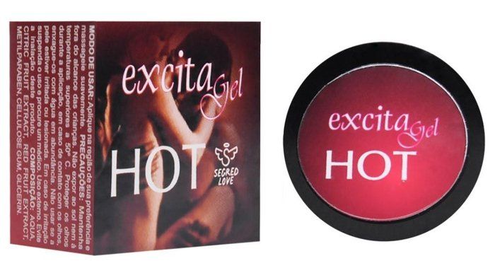 LIAH E LAINE SEXSHOP - sexshop - Pomada Hot Excita Em Gel 3G Segred Love
