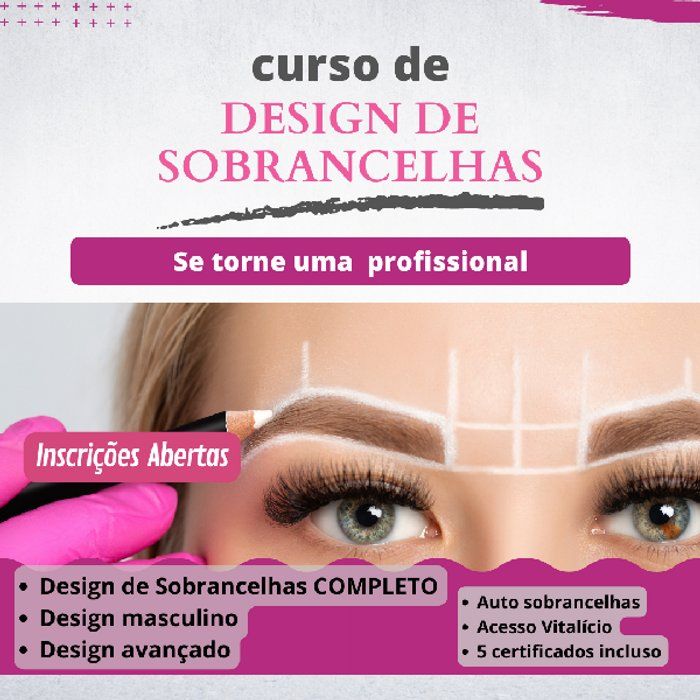 Holy Store💎✨ - Cursos Online 📲 - Curso de Designer de Sobrancelhas 💁🏻♀️