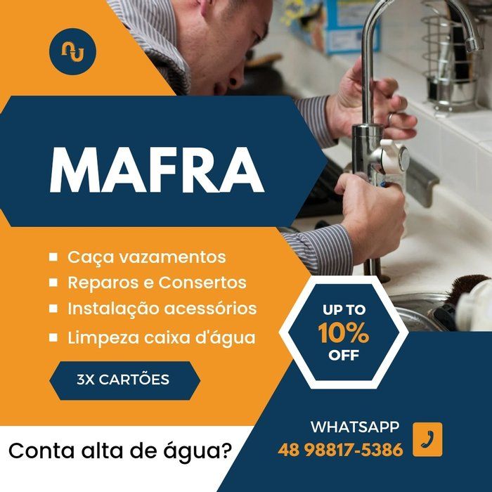 MAFRA encanadores - Encanador - Empresa de Caça Vazamentos em São José SC