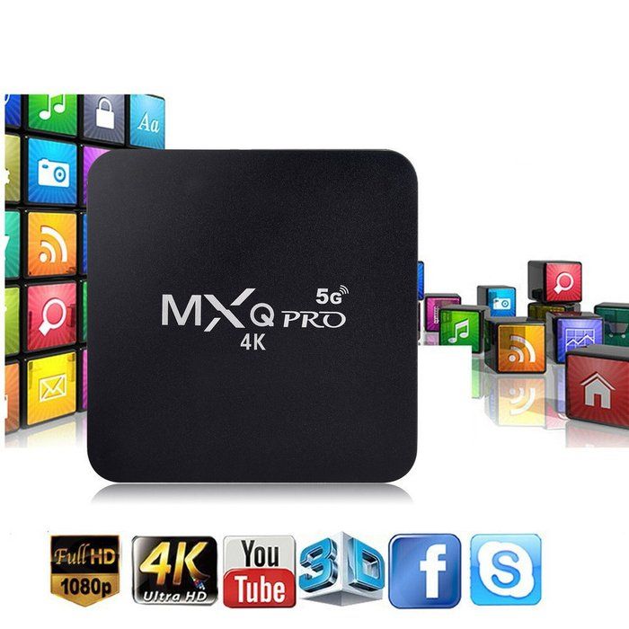 LS SAT TELECOM - TV VIA INTERNET E SATÉLITE - TV BOX MXQ 4K PRO 5G