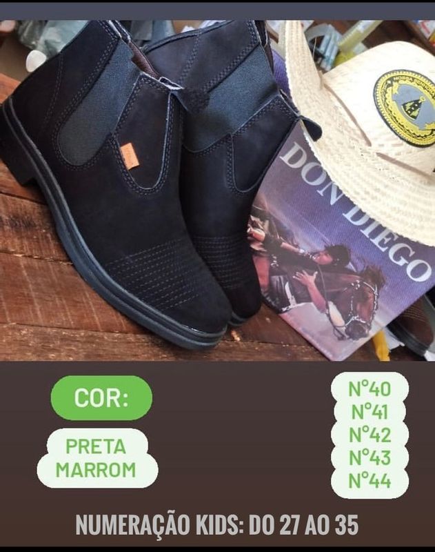 JR COUROS - Vendas - Botina Don Diego