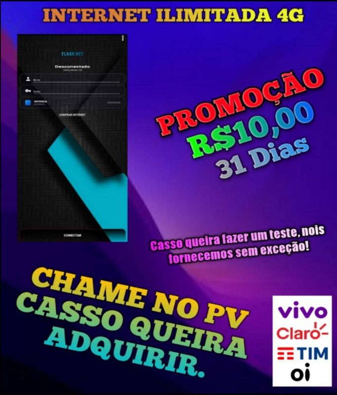 VPN FLASH NET - Serviço - VPN DE INTERNET ILIMITADA