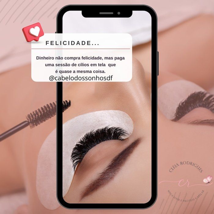 Cabelo dos Sonhos DF - Beleza & Estética - Cílios em tela